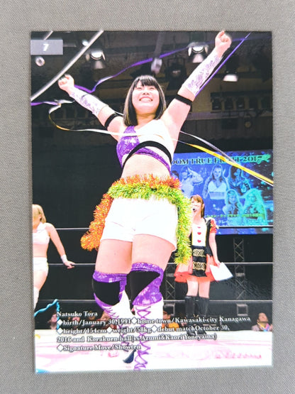 2018 STARDOM COLLECTION CARD 刀羅ナツコ 公式サインカード(7)