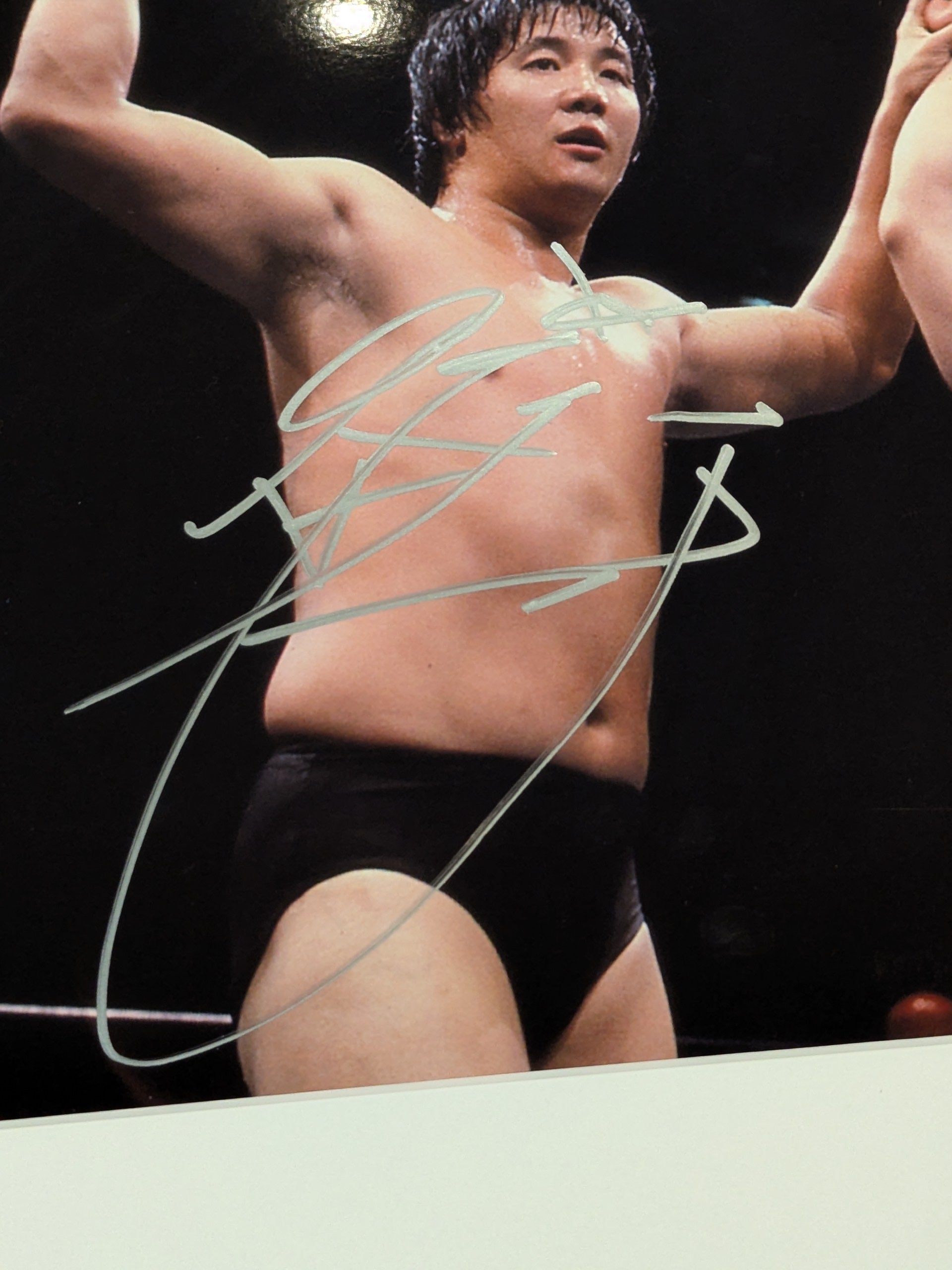 UWFユニバーサルプロレス スーパータイガー直筆サイン色紙 佐山聡 ☆限定50☆ UWF スーパー・タイガー(佐山聡)＆前田日明 直筆Wサイン