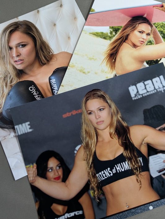 ロンダ・ラウジー ポートレート 3枚セット