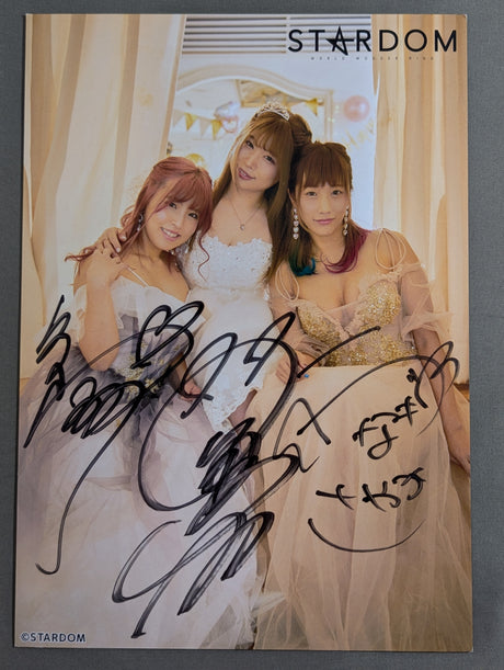 ★COSMIC ANGELS★ 3選手直筆サイン入り スターダム ポートレート④