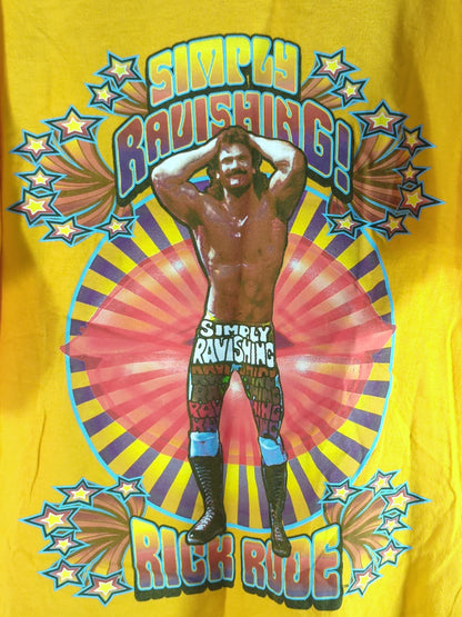 Rick Ruud "SiIMPLY RAVISHING!" Picture T-shirt (WWE (2000s) / Yellow)