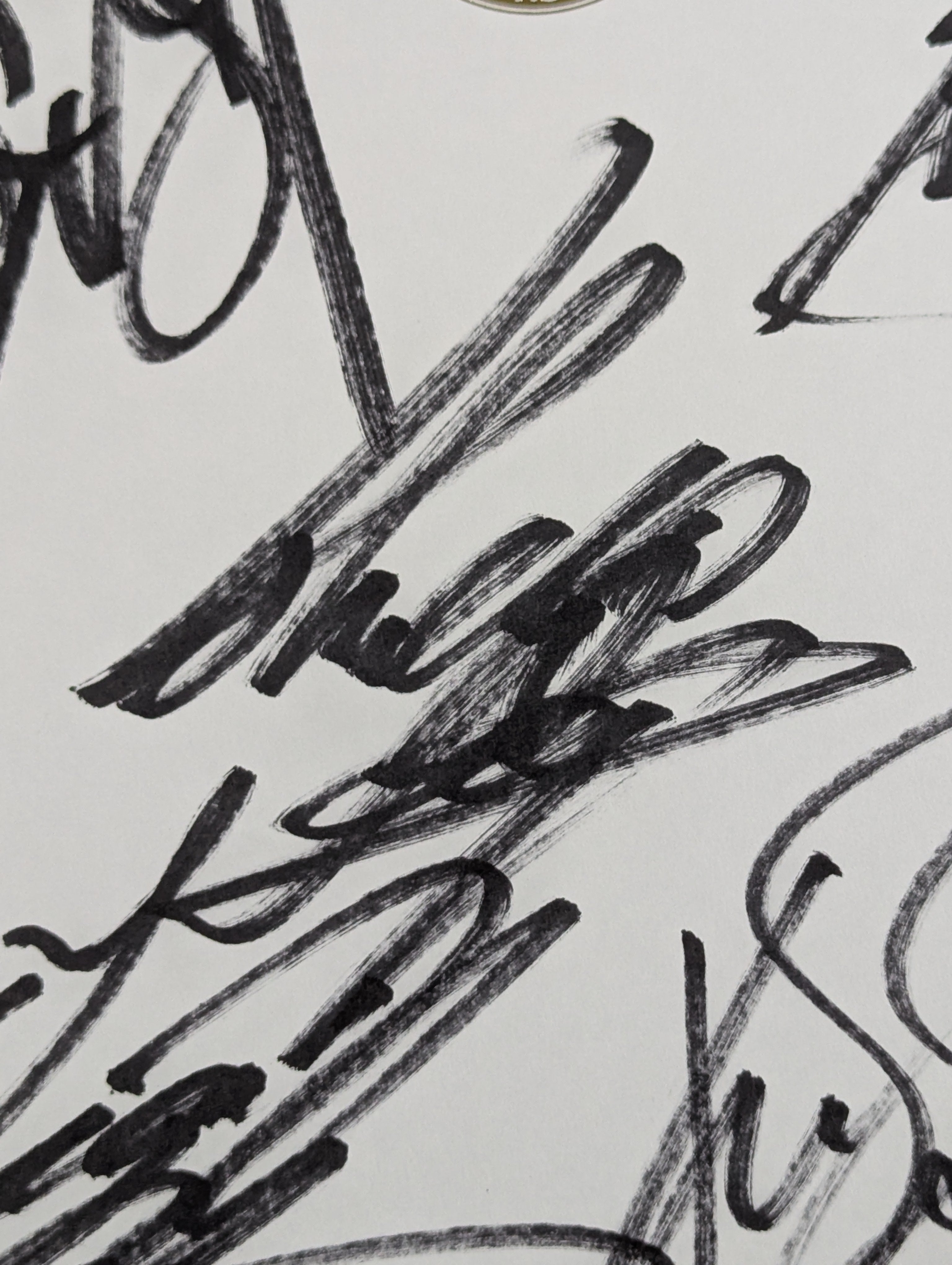 ☆世界の新日ジュニア☆ 新日本プロレス Jr.ヘビー級5選手 寄せ書き