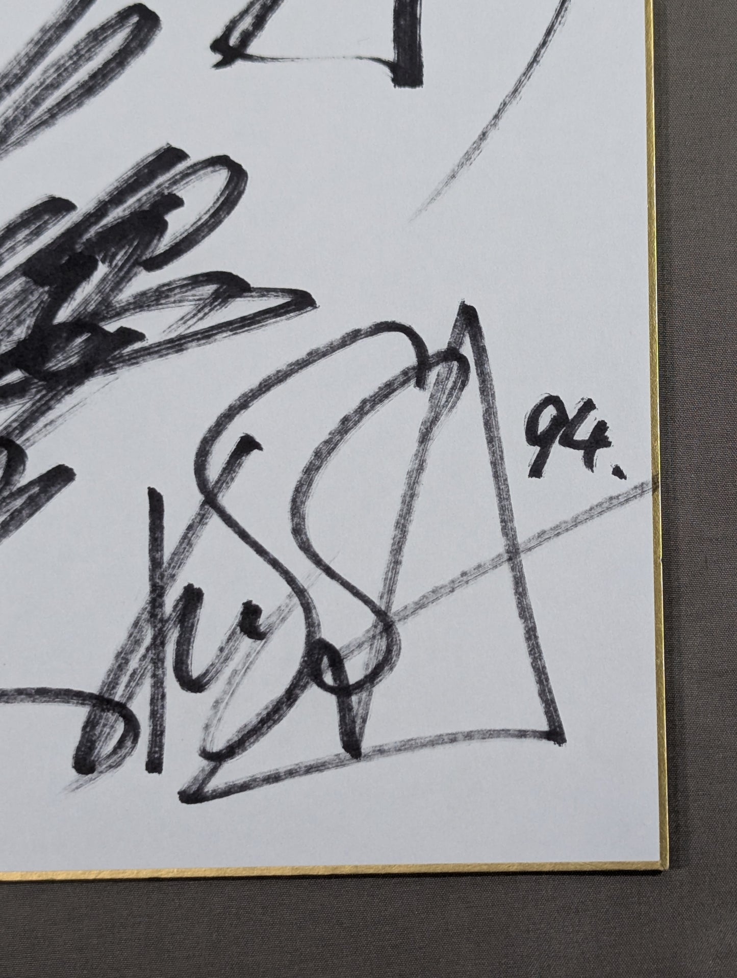 ★世界の新日ジュニア★ 新日本プロレス Jr.ヘビー級5選手 寄せ書き(ライオンマーク色紙)