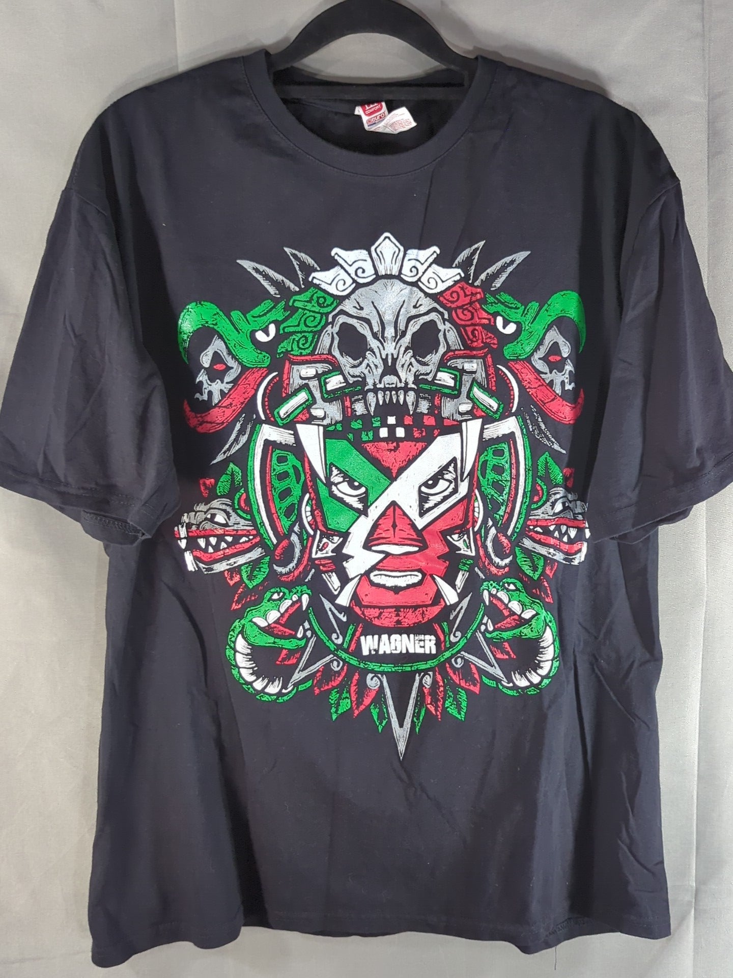 ドクトル・ワグナー・ジュニア イラストTシャツ(ブラック)