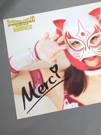 Merci hand signed autograph Pro-Photo (F-4)