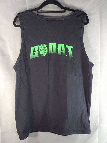 レイ・ミステリオ マスクイラスト タンクトップ(ブラック)