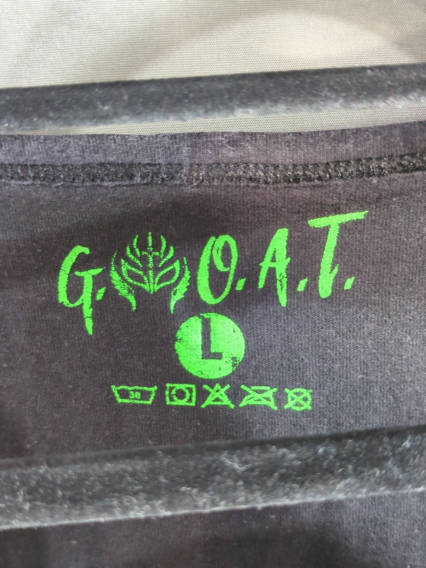 レイ・ミステリオ マスクイラスト タンクトップ(ブラック)