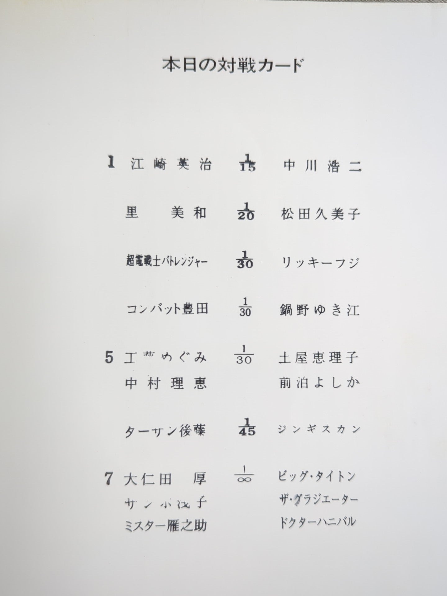 F.M.W. OFFICIAL GUIDE BOOK 1993 vol.4