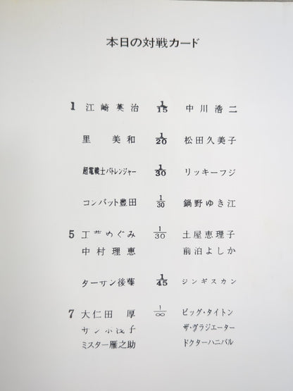 F.M.W. OFFICIAL GUIDE BOOK 1993 vol.4