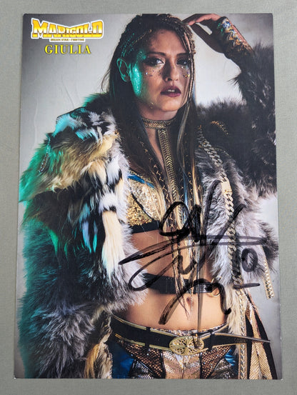 ジュリア 直筆サイン入り マリーゴールド ポートレート(A-7)