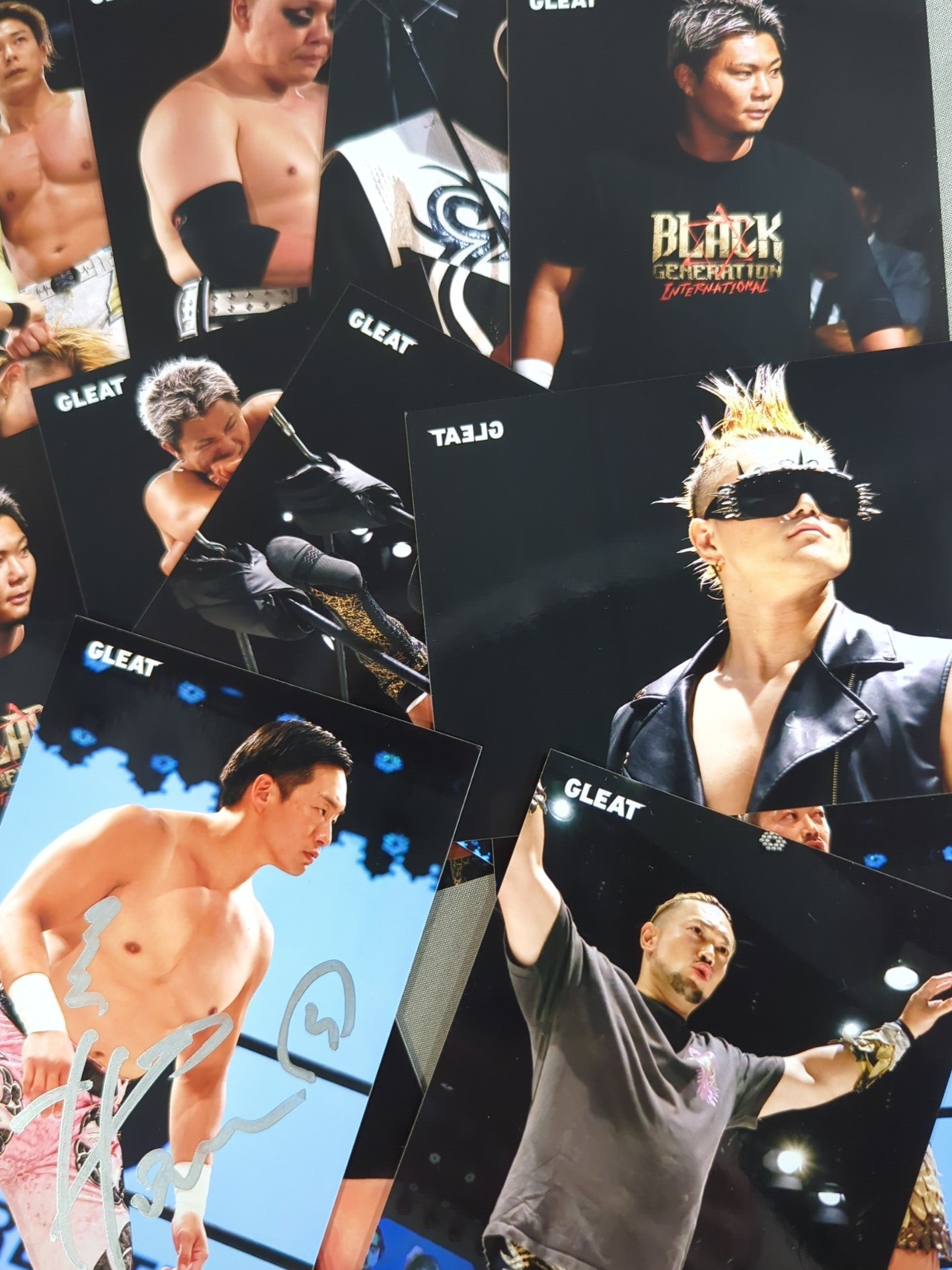 【T-Hawk 直筆サイン入り】 GLEAT ブロマイドセット