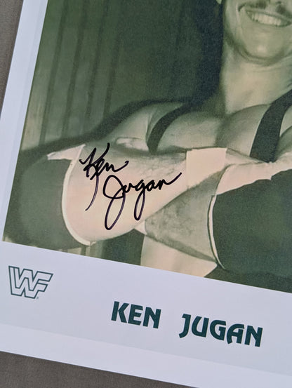 Ken Joo-gang hand signed autograph  Black and White Pro-Photo 