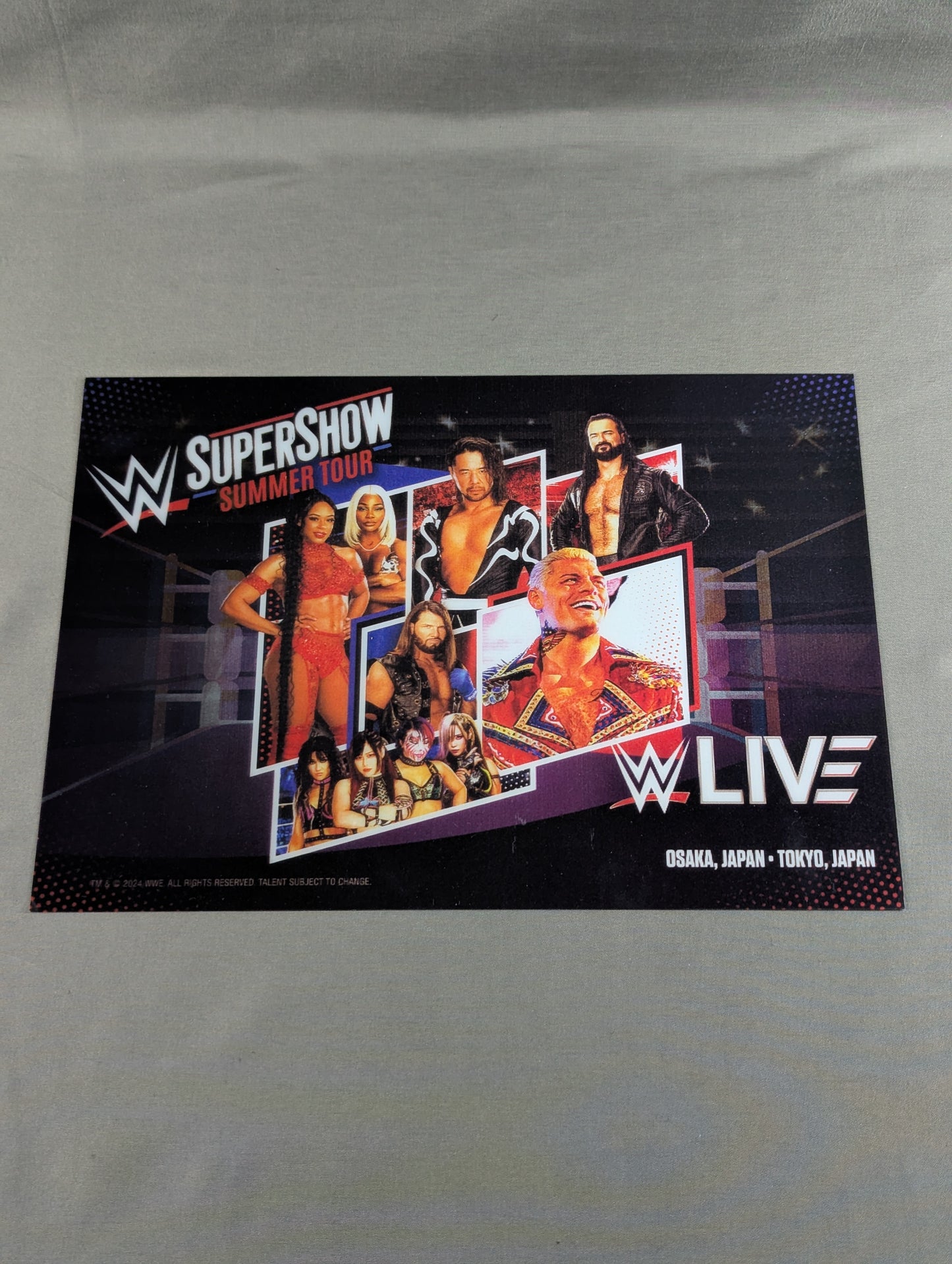 WWE SUPERSHOW JAPAN 2024 3D Poster