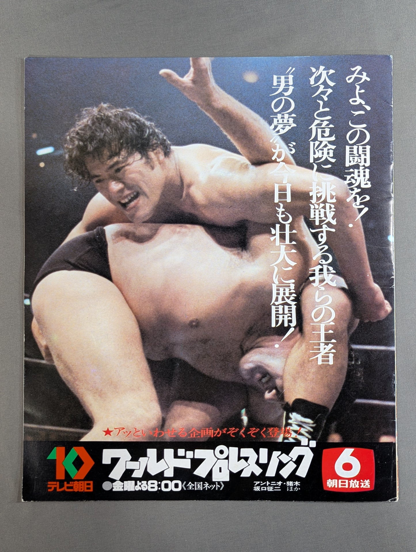 ★猪木vsミスターX★ ワールド・マーシャルアーツ・ヘビー級選手権試合