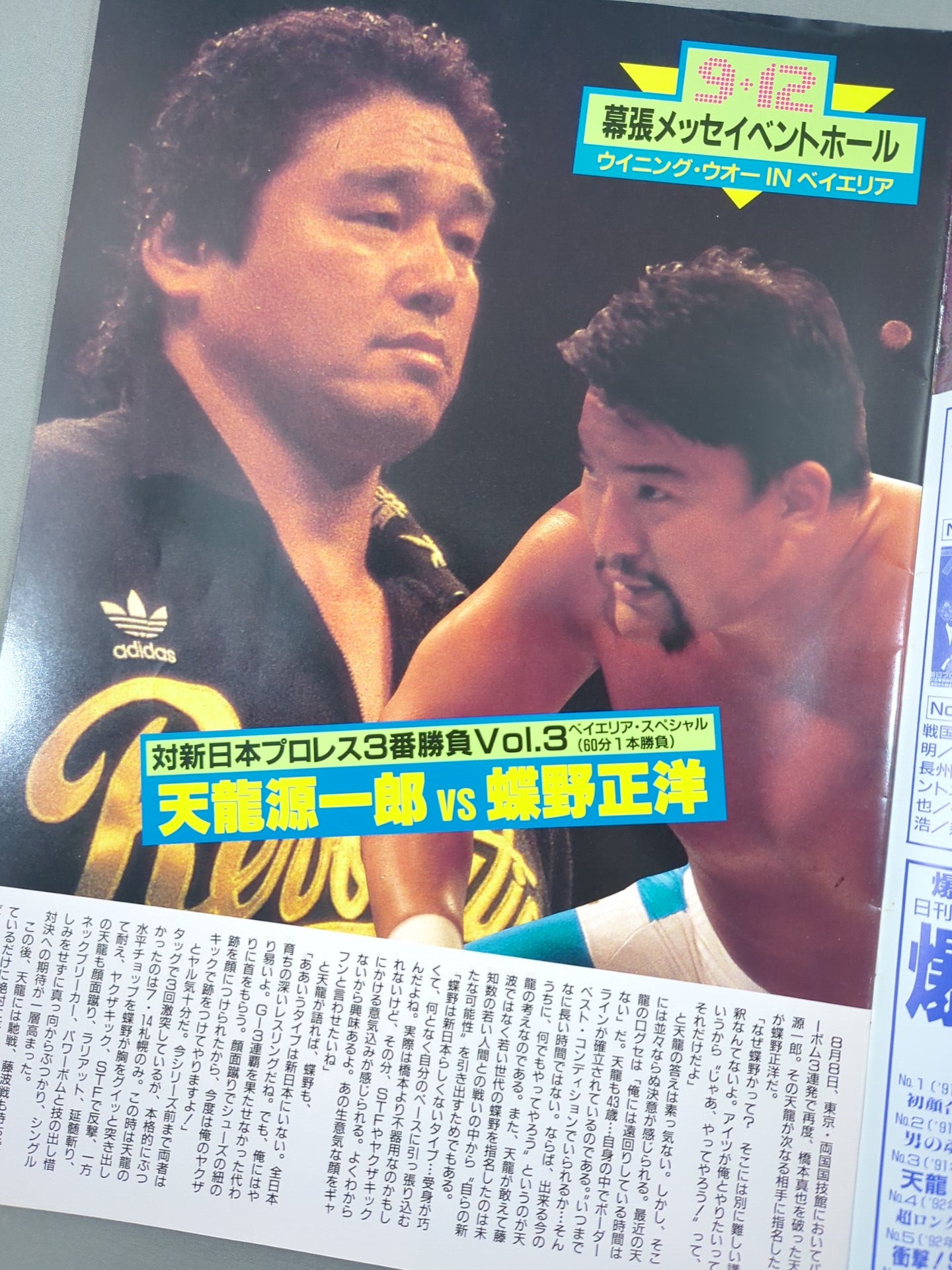 ☆天龍vs蝶野☆ WAR / ウイニング・ウォー93 – 闘道館
