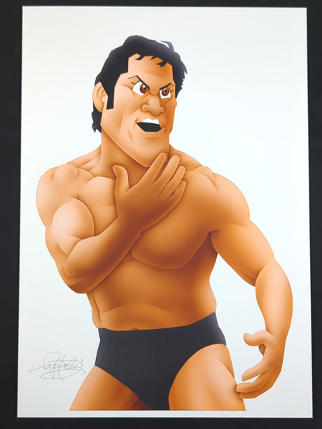★坂井永年氏 原画作品★「燃える闘魂」アントニオ猪木