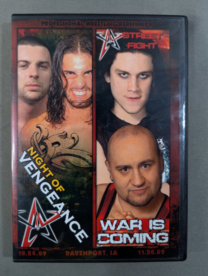 AAW NIGHT OF VENGENCE ＆ WAR IS COMIMG