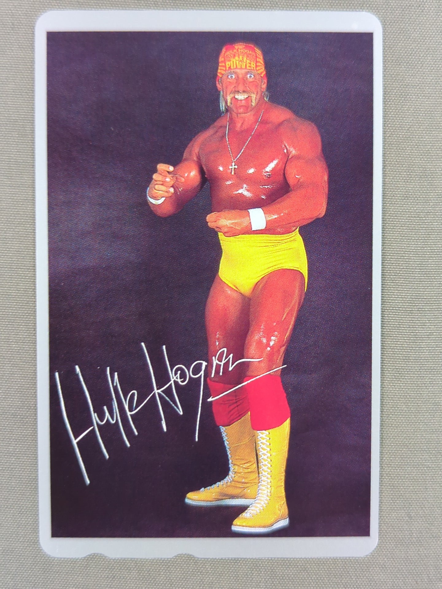 Hulk Hogan サイン入り写真 ハルク・ホーガン 【公式通販】