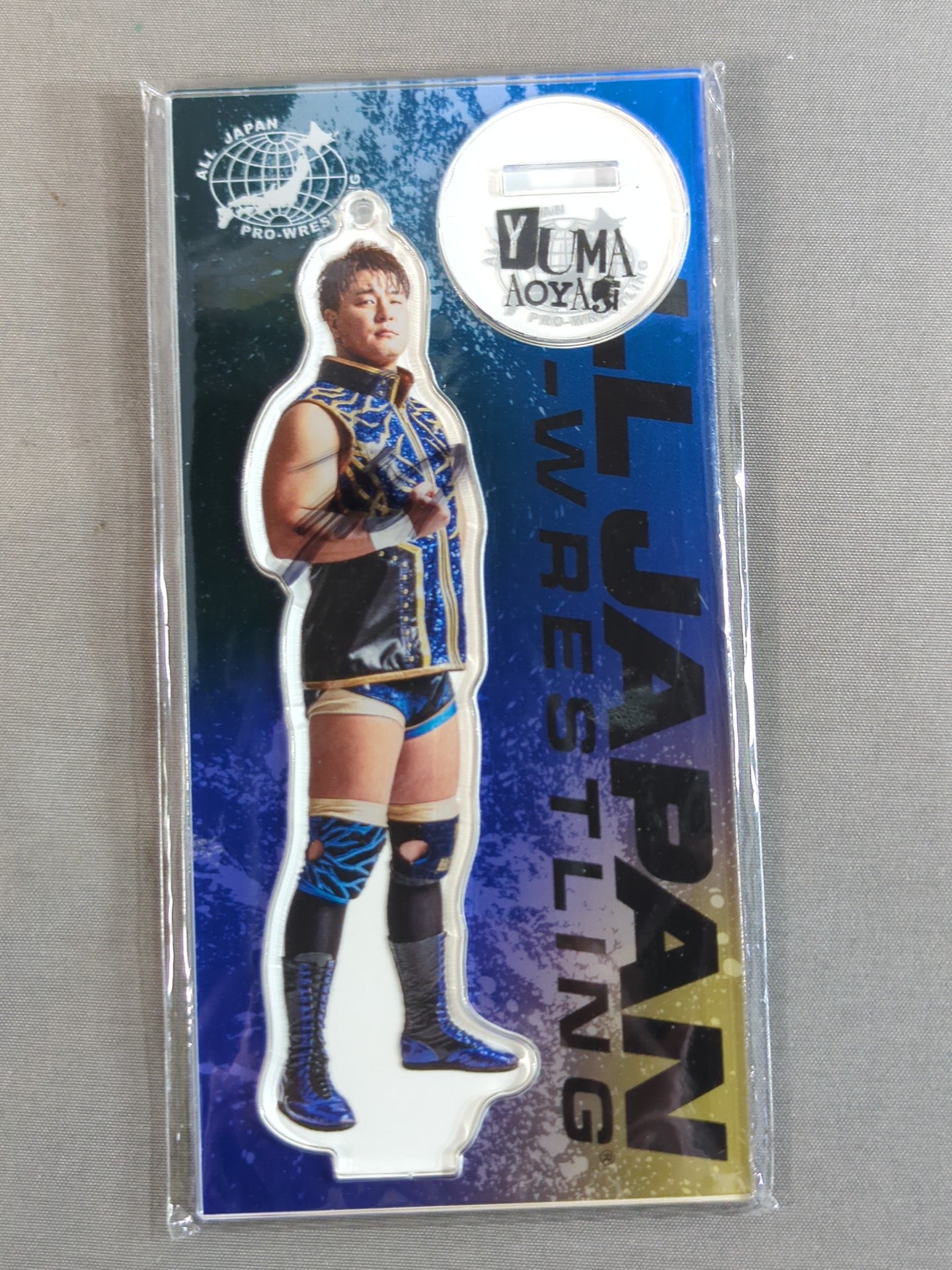 【hand signed autograph】 Yuma Aoyagi  Acrylic Stand Keychains (A)