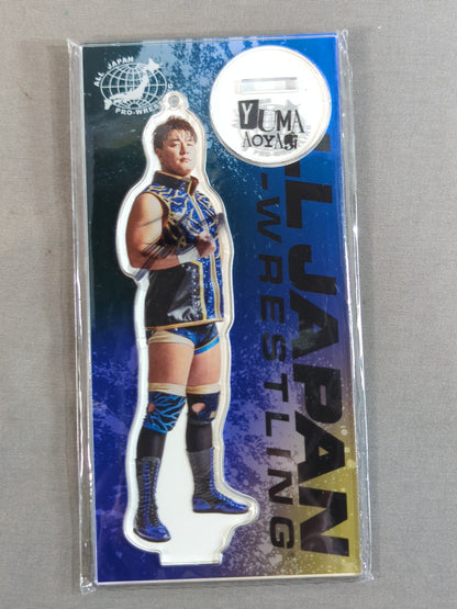 【hand signed autograph】 Yuma Aoyagi  Acrylic Stand Keychains (A)