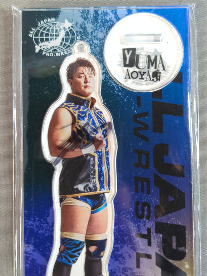 【hand signed autograph】 Yuma Aoyagi  Acrylic Stand Keychains (A)