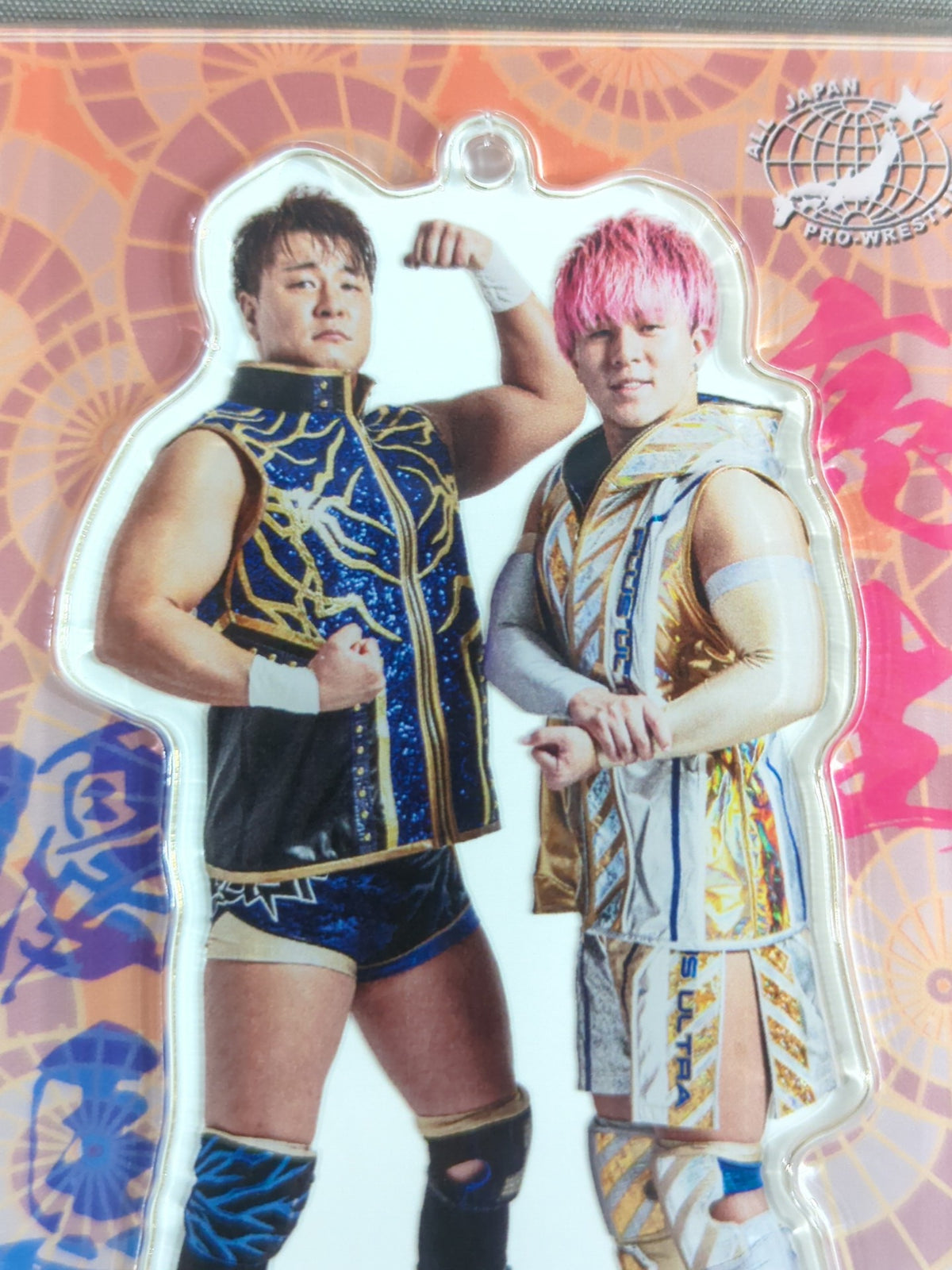 ★ All Japan Pro Wrestling  Beauty Department× Nippon Mori ★ Aoyagi Brothers Acrylic Stand Keychain (A)