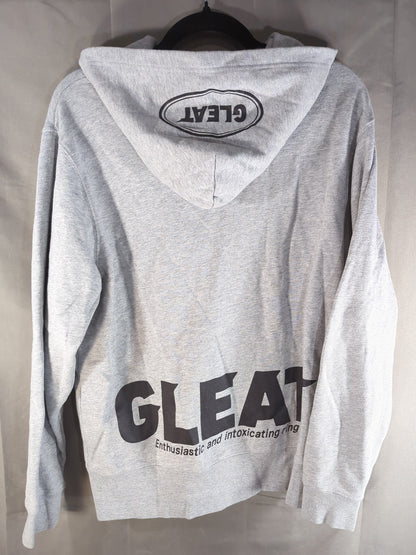 GLEAT Zip Hoodie  (Grey)