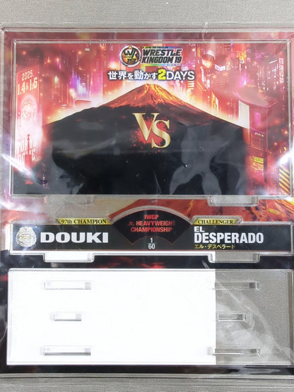 DOUKI vs El Desperado WRESTLE KINGDOM 19 Match Commemorative Acrylic Stand