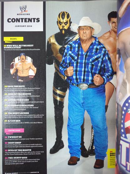 WWE MAGAZINE January 2014