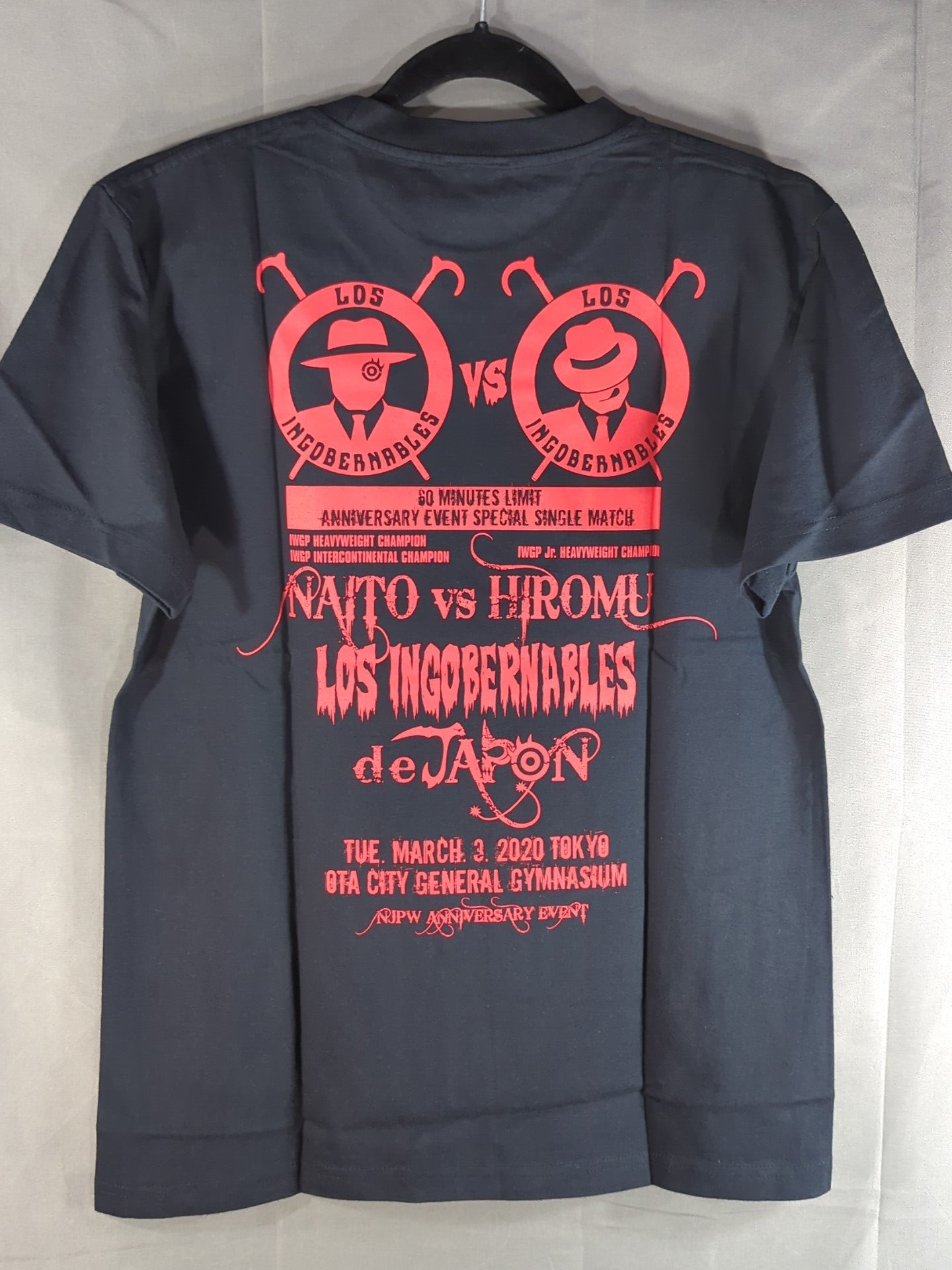旗揚げ記念日 内藤哲也vs高橋ヒロム ピクチャーTシャツ – 闘道館