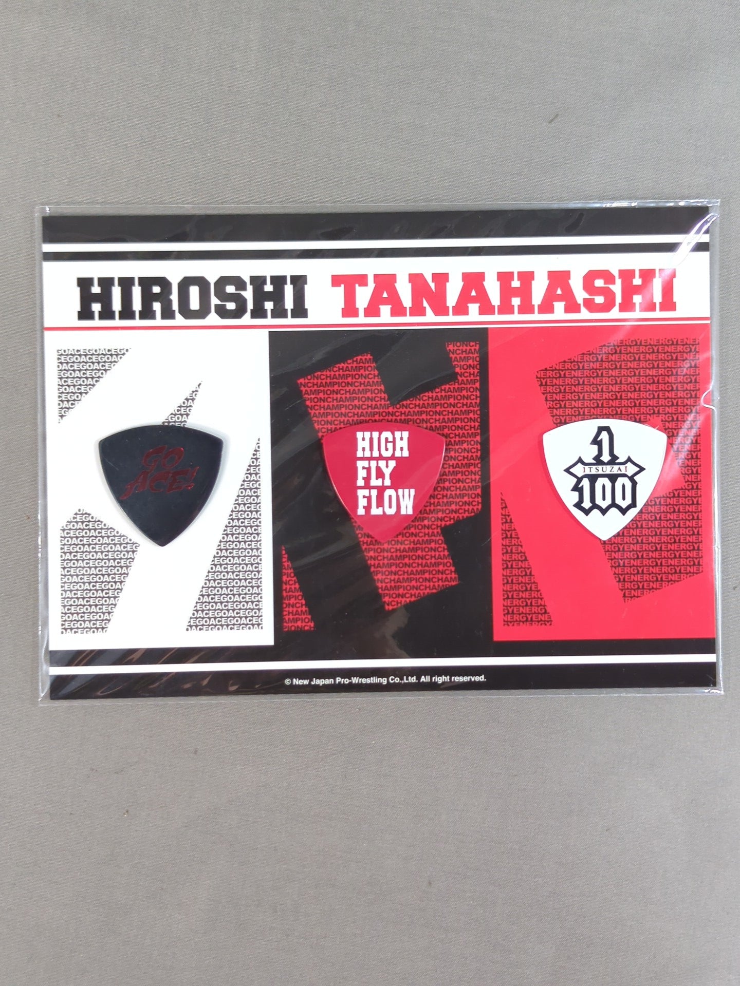 ★非売品★ 棚橋弘至 オリジナルギターピックセット
