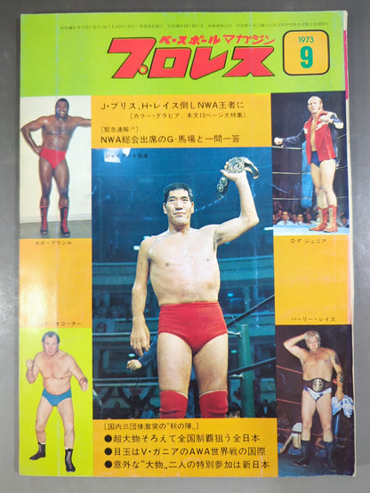 Monthly Pro Wrestling September 1973 issue