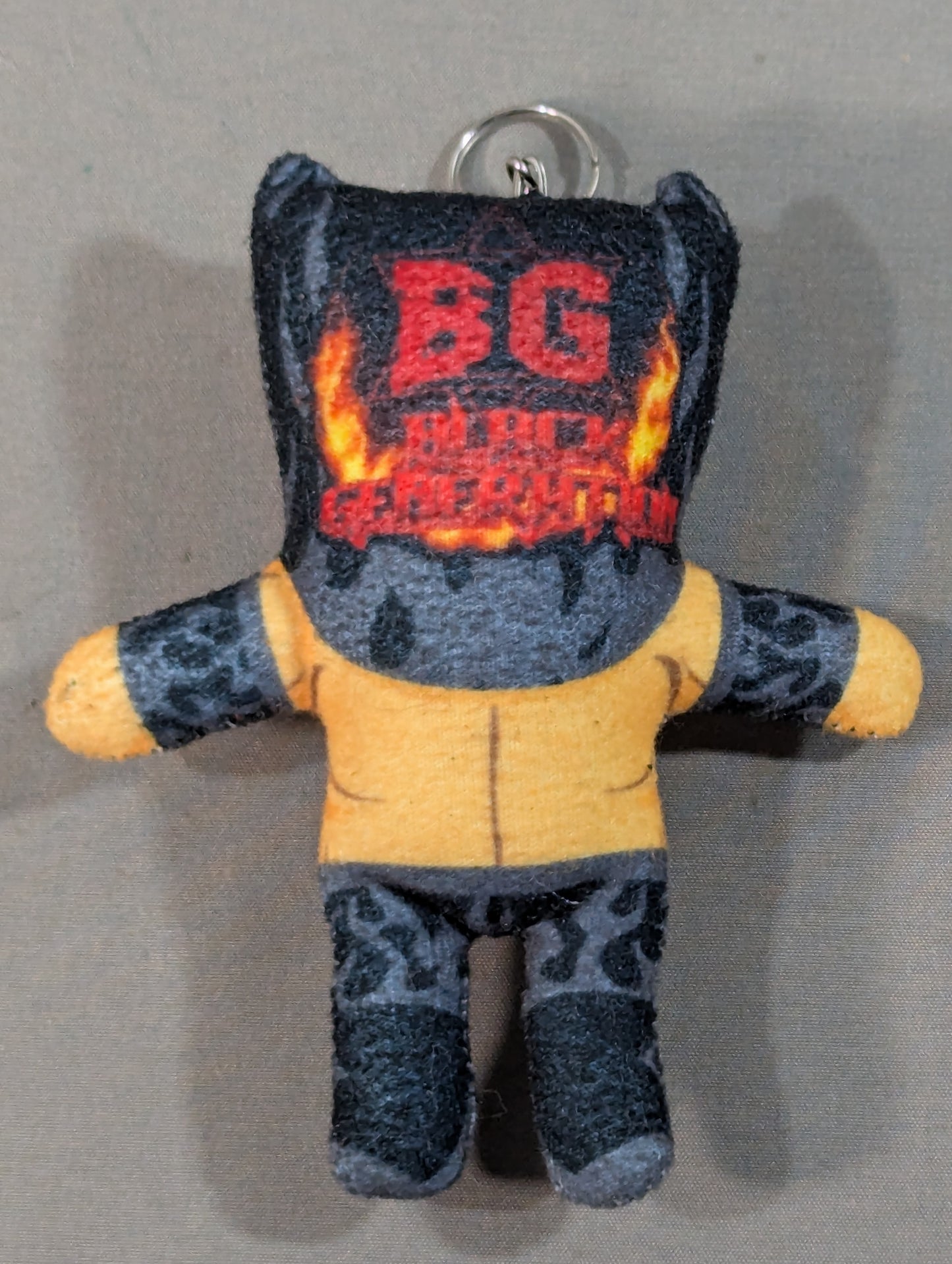 Flamita soft toy keychain (black)