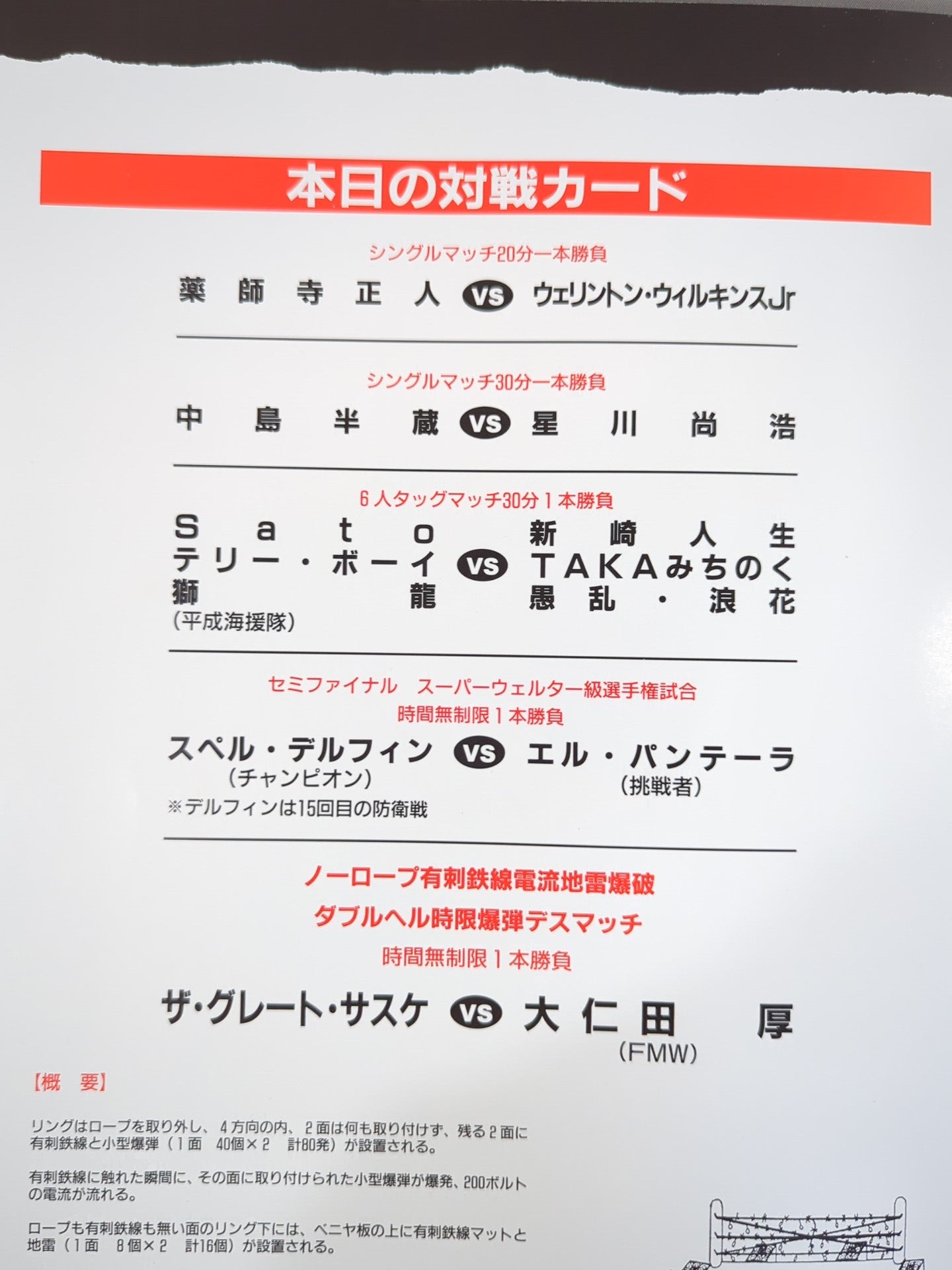 大仁田厚　直筆サイン　フィギュア　プロレス 大仁田厚 直筆サイン色紙（夢ver） | プロレスショップチャンピオン