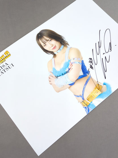 松井珠紗 直筆サイン入りポートレート(C-1)
