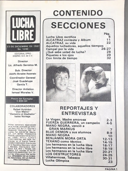 LUCHA LIBRE No.1240