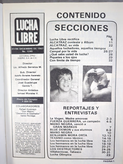 LUCHA LIBRE No.1240