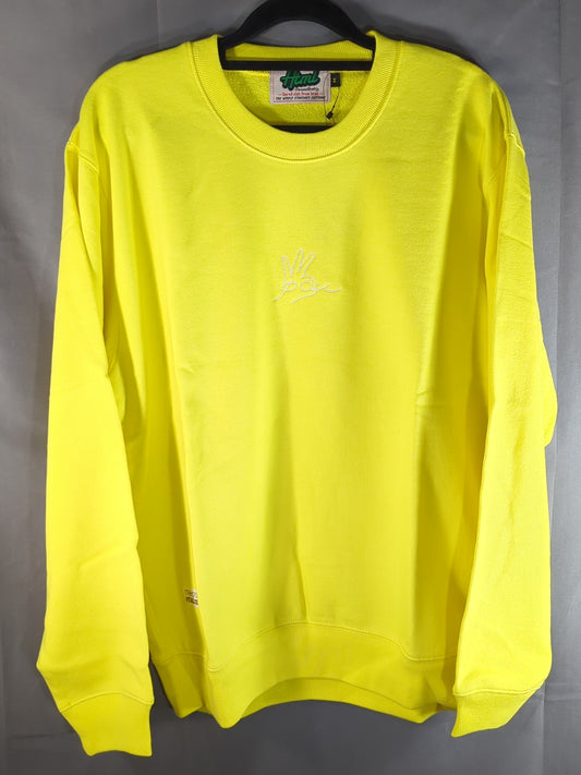 HTML ZERO3×STARDOM NATSUPOI  Collaboration Sweatshirt Sweatshirt (Yellow)