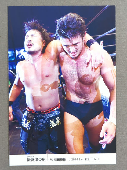 Hirooki Goto  "My Best Bout" Postcard