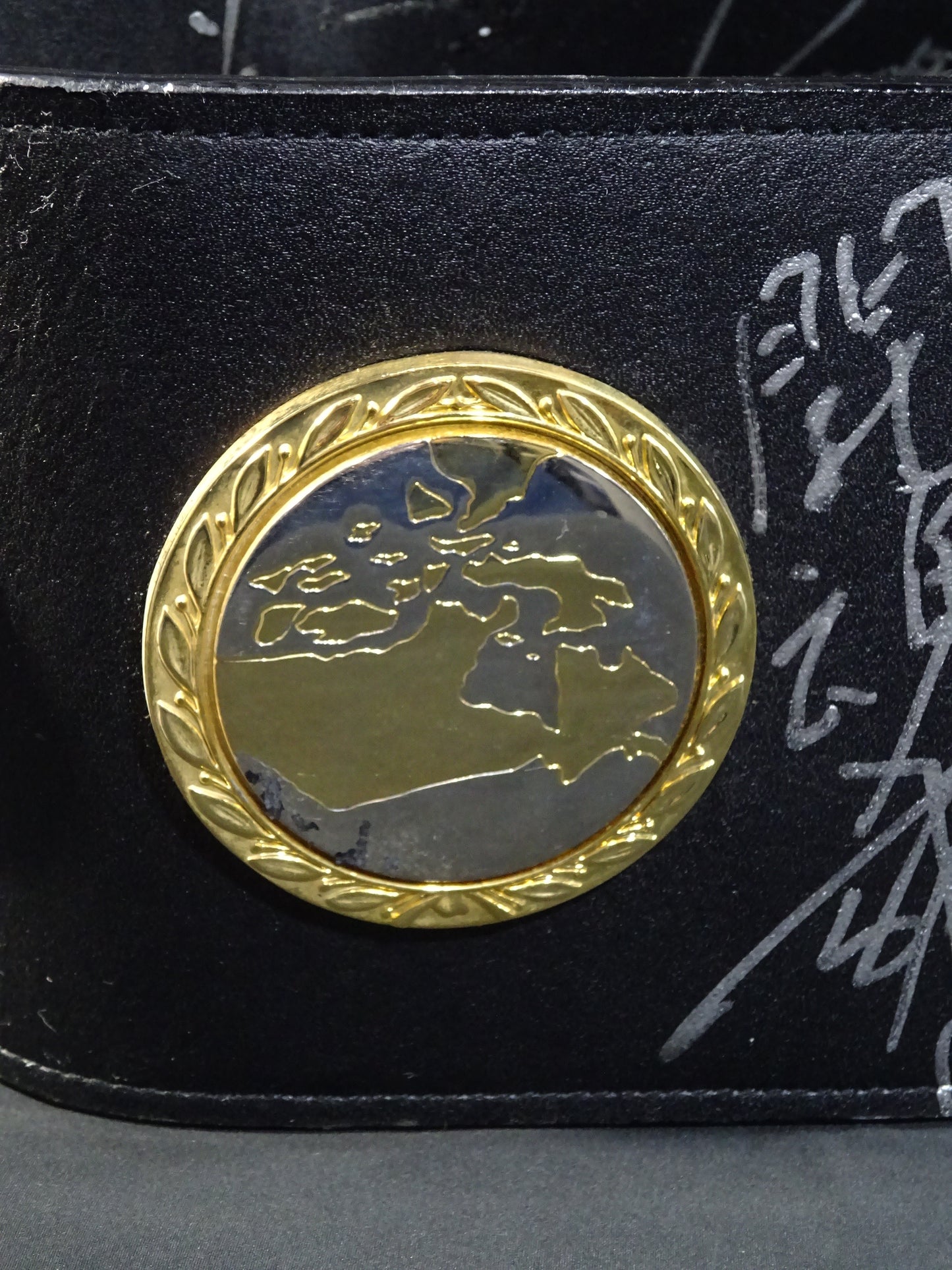 ★ 7 IWGP Champions fighters hand signed autograph !! ★ The first IWGP heavy weight championship belt