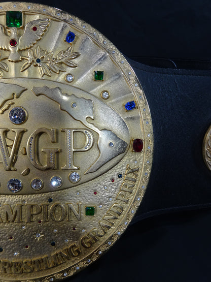 ★ 7 IWGP Champions fighters hand signed autograph !! ★ The first IWGP heavy weight championship belt