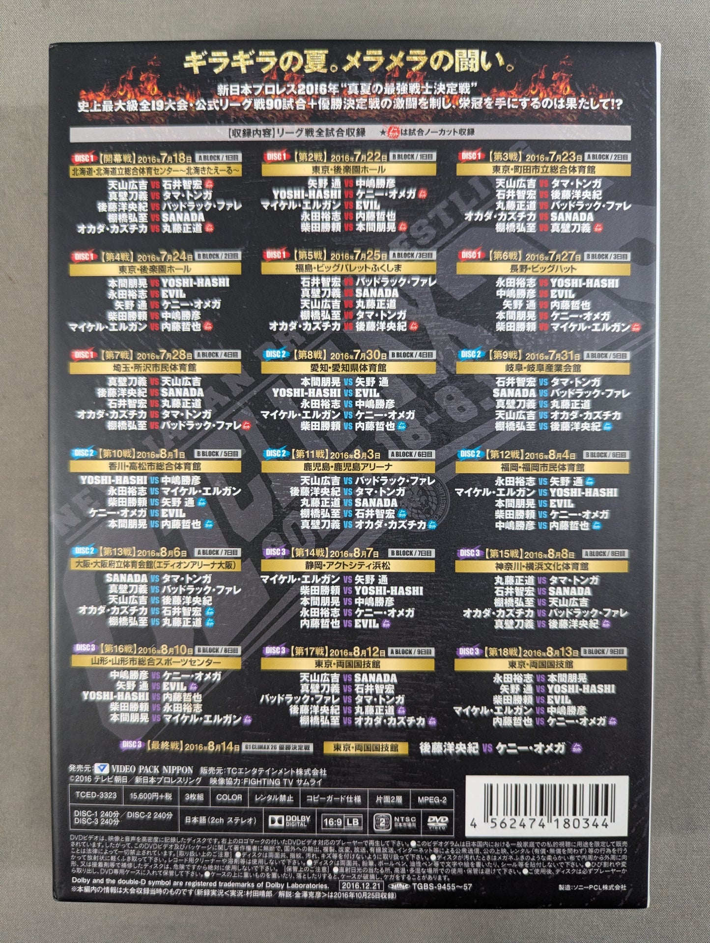 G1 CLIMAX 2016
