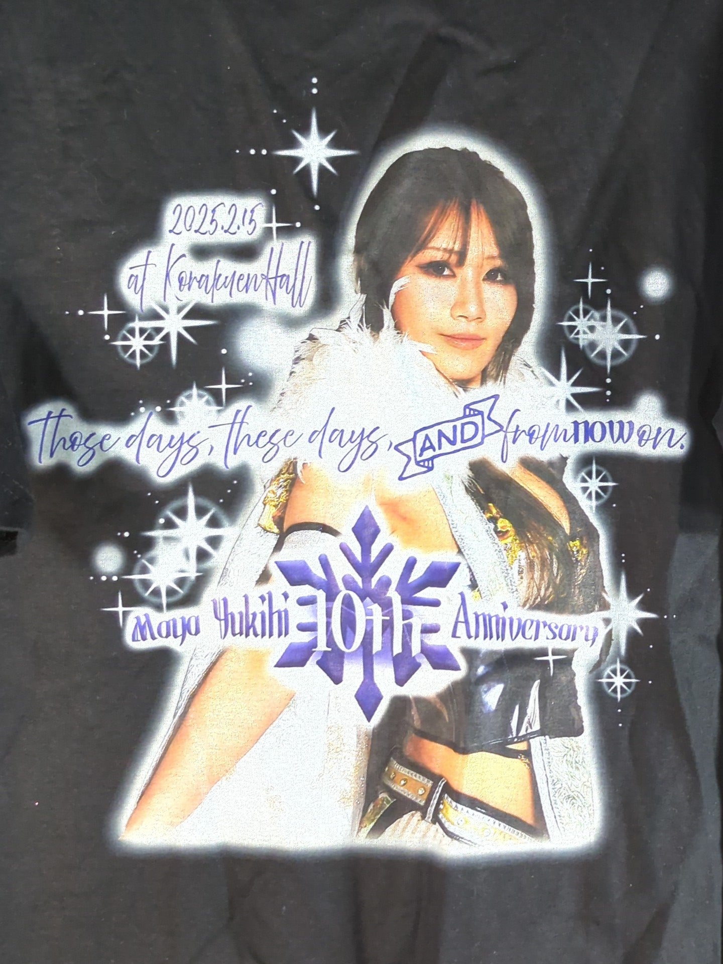 雪妃真矢　アニバーサリーT−シャツ　XL 雪妃真矢「10th Anniversary」ピクチャーTシャツ – 闘道館