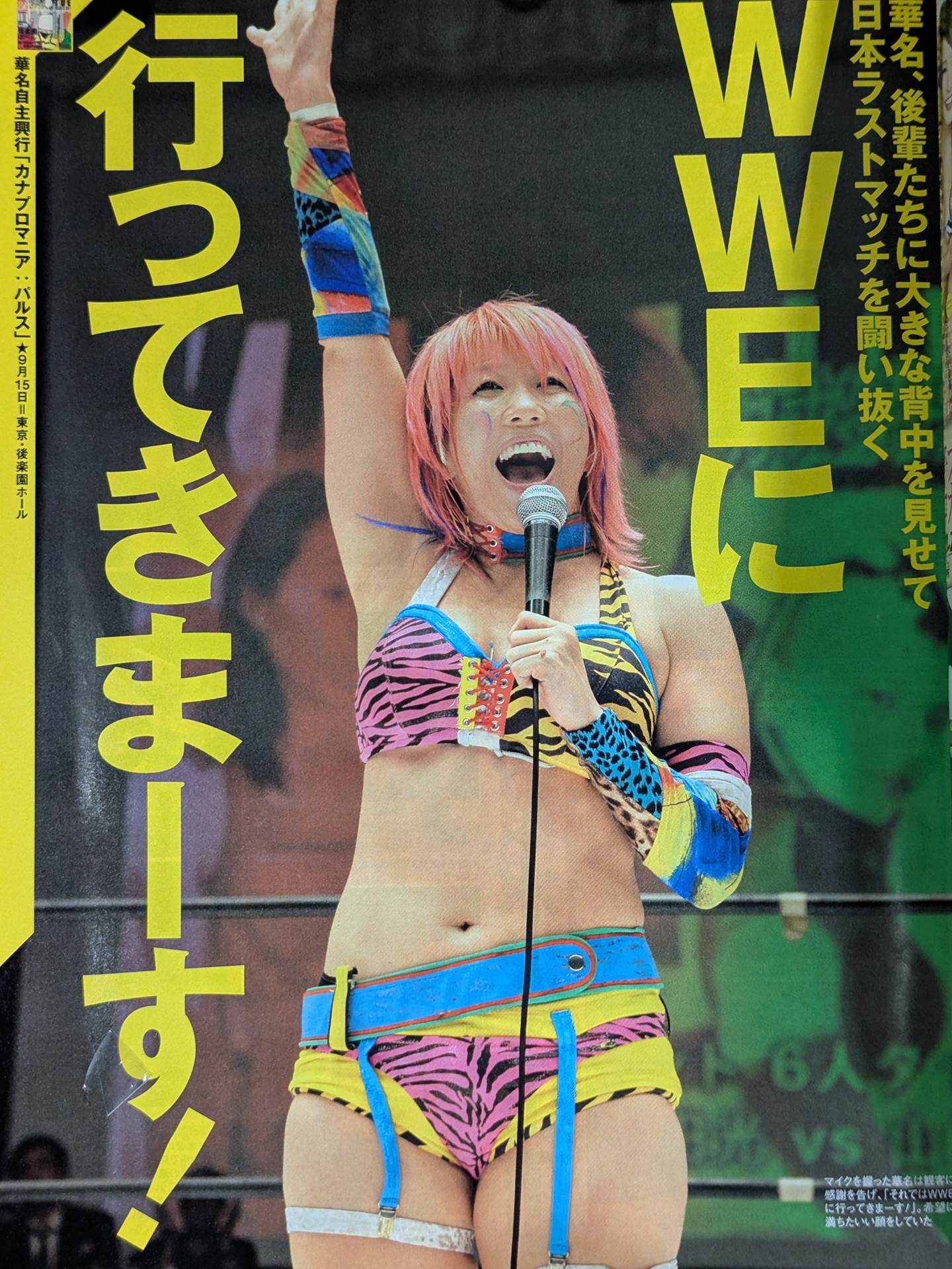 KANA (Asuka) (ASUKA) ★ Japan Last Match worn by him !! ★