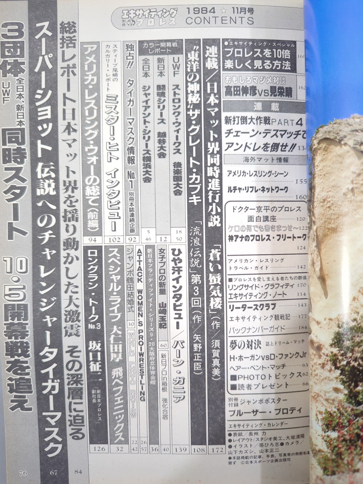 別冊エキサイティングプロレス 1984年11月号
