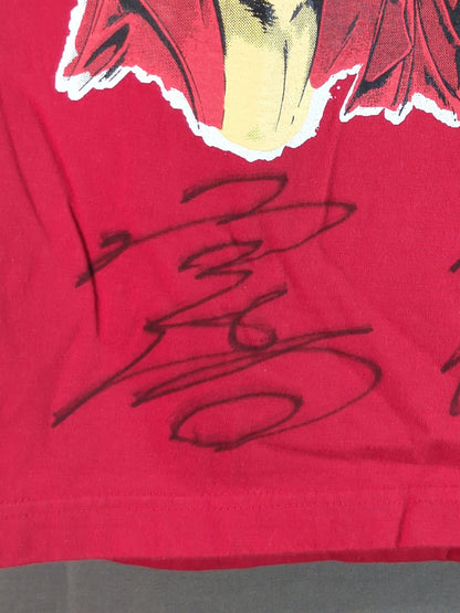 【Yuko Mｉｙａｍｏｔｏ &Isami Kodaka 2 hand signed autographs ] Yankee two pistols "We are strong!!" Illustration T-shirt