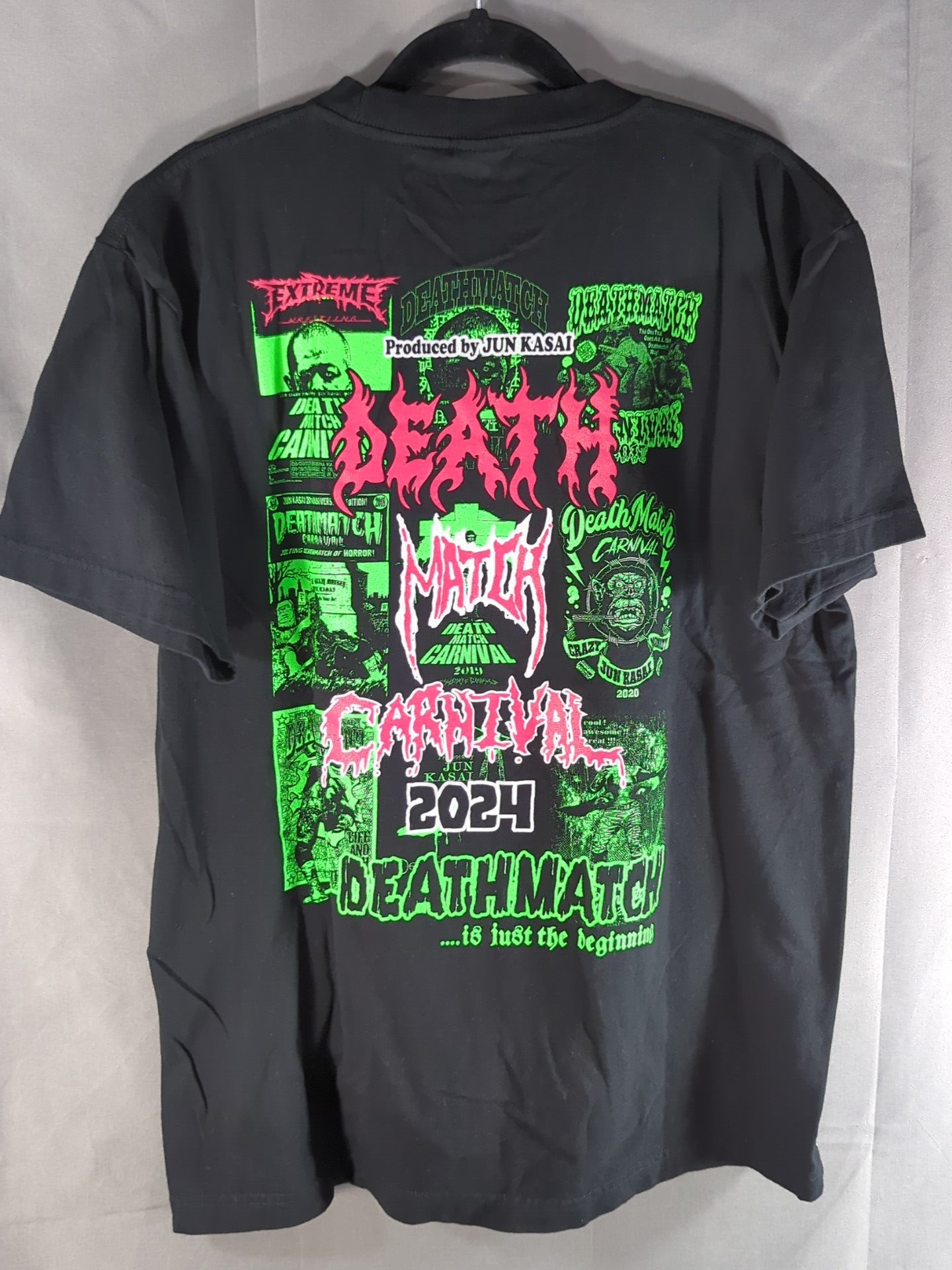 葛西純プロデュース「デスマッチカーニバル 2024」Tシャツ