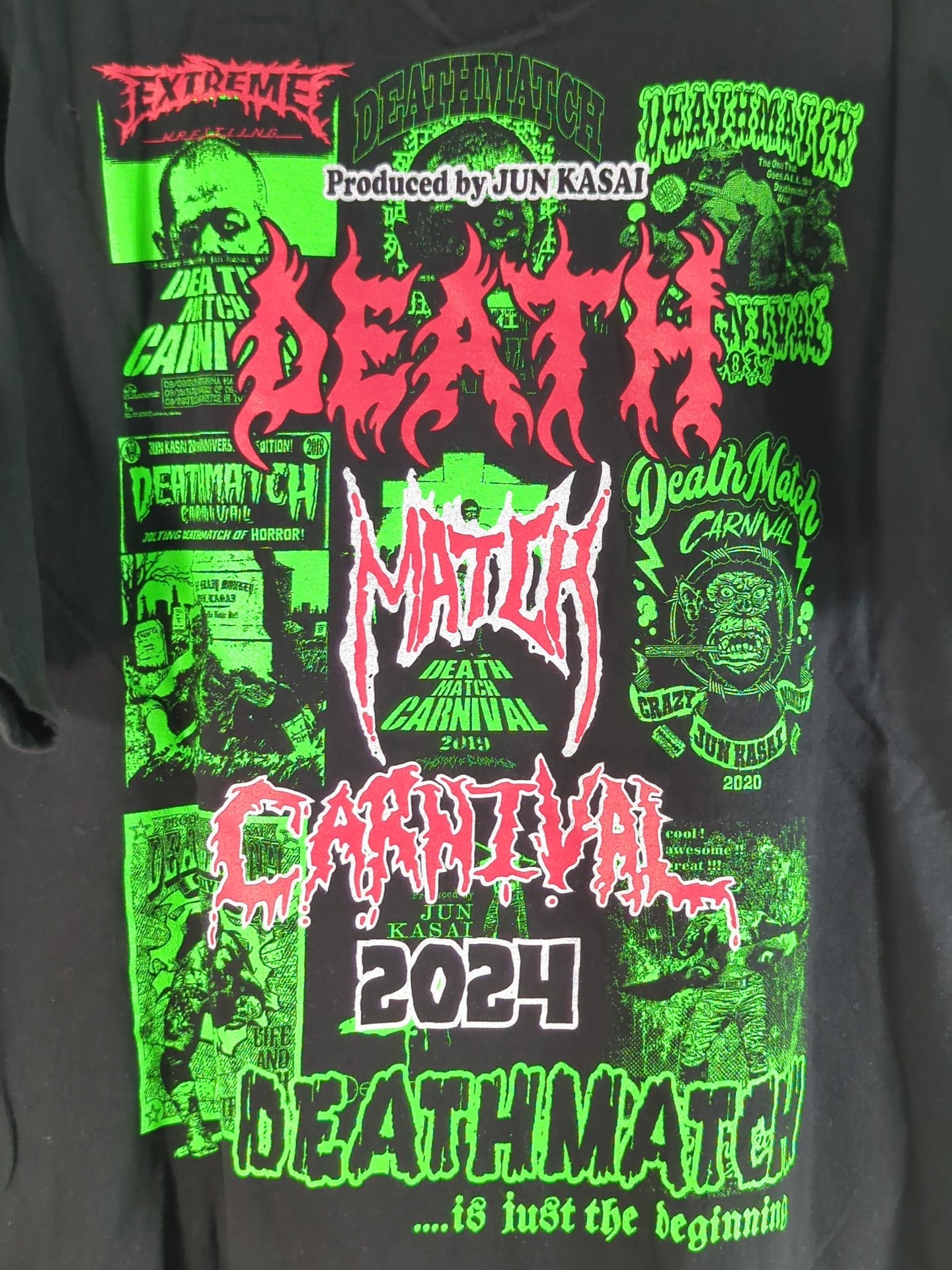 葛西純プロデュース「デスマッチカーニバル 2024」Tシャツ