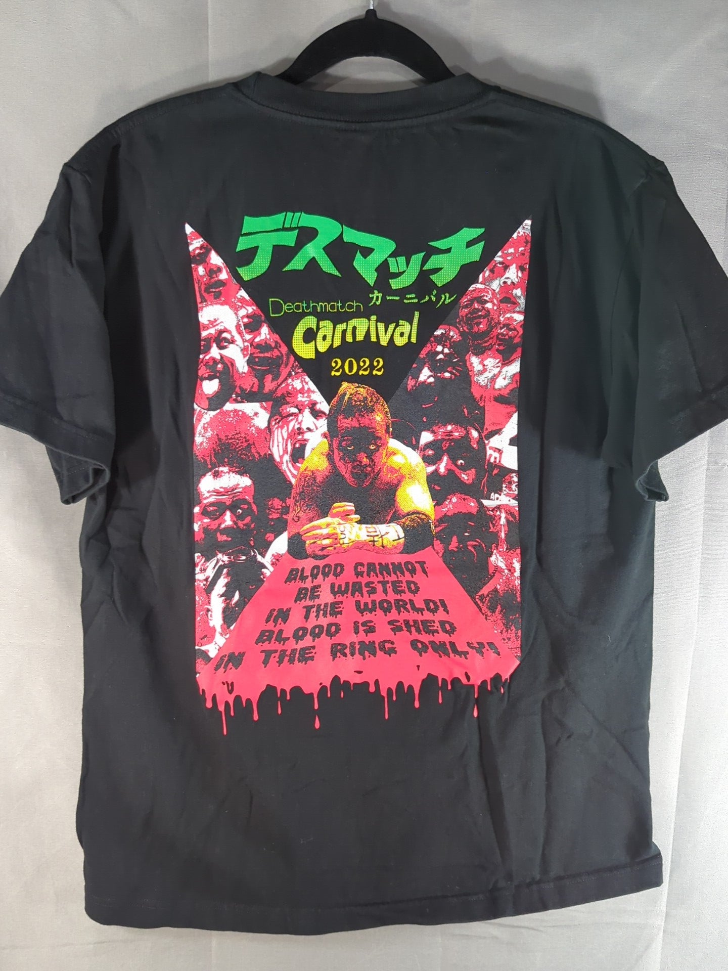 葛西純プロデュース「デスマッチカーニバル 2022」Tシャツ – 闘道館