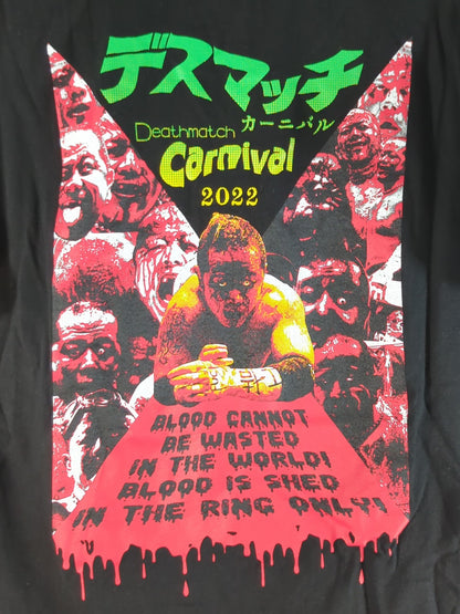葛西純プロデュース「デスマッチカーニバル 2022」Tシャツ